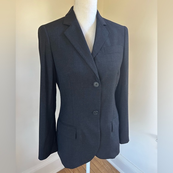 Giorgio Armani Charcoal Grey Wool Blazer ITA 40 US 8 - Picture 8 of 8